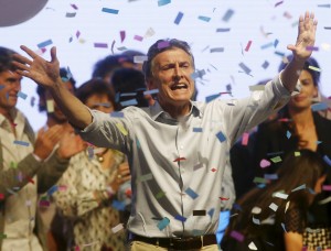 Candidato conservador, Mauricio Macri, ganha elei&ccedil;&atilde;o na Argentina. REUTERS/Agustin Marcarian