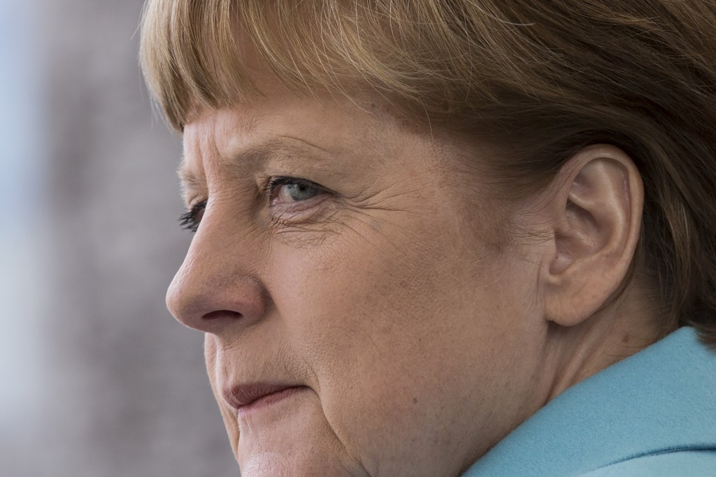 Chanceler alem&atilde;, Angela Merkel, em Berlim. 14/04/2015 REUTERS/Axel Schmidt