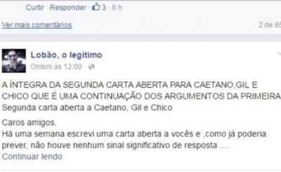 LOBÃO VALE ESTA