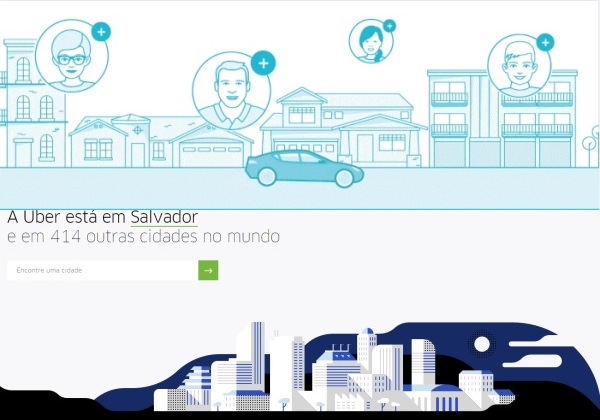 Imagens: Reprodução/Uber | Montagem: bahia.ba