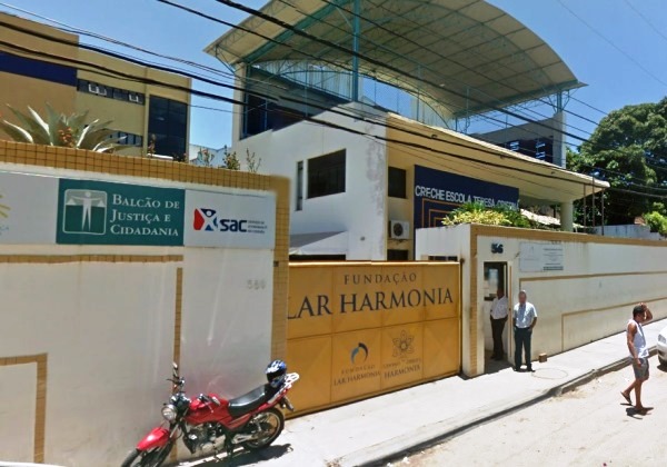 Fundação Lar Harmonia (Foto: Google Street View).