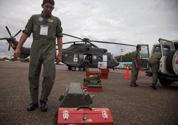Brasil e Cruz Vermelha em resgate de reféns das Farc (Foto : Comitê-Internacional-da-Cruz-Vermelha/Boris-Heger)