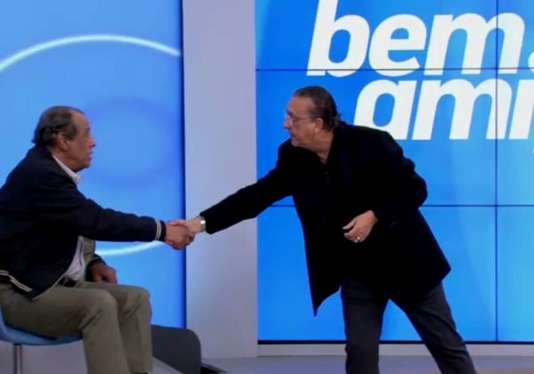 Carlos Alberto também era colega de trabalho de Galvão Bueno no SporTV (Foto: Reprodução/SporTV).