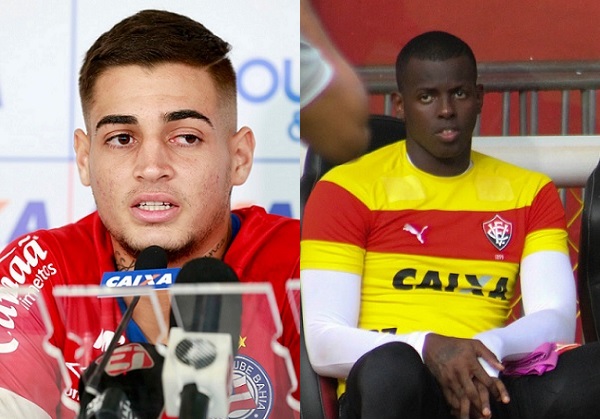 Fotos: Felipe Oliveira/EC Bahia|Maurícia da Matta/EC Vitória|Montagem: bahia.ba