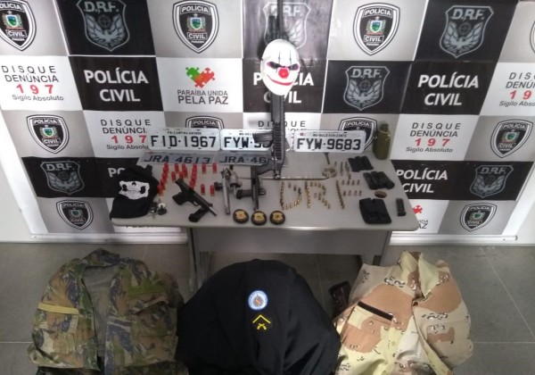 Foto: Polícia Civil / Paraíba