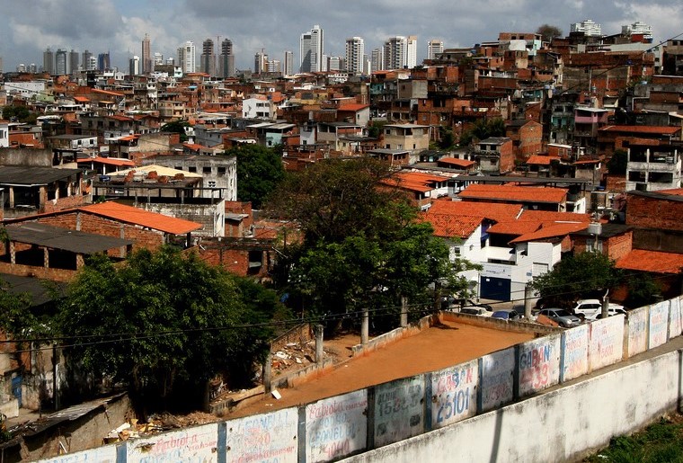 Vista das Bases Comunit&aacute;rias de Seguran&ccedil;a do Nordeste de Amaralina. (Foto: El&oacute;i Corr&ecirc;a/ SECOM)