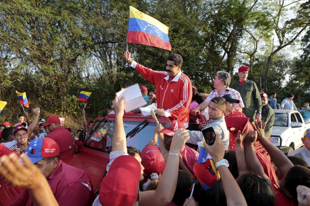 Presidente da Venezuela, Nicolás Maduro, em evento de campanha no Estado de Miranda. (Foto: Reuters/Palácio Miraflores/Divulgação via Reuters)