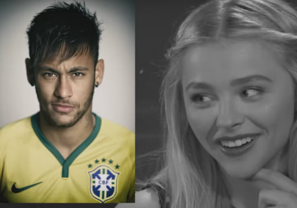 Chloë Grace Moretz e Neymar aparecem juntos no SnapChat e fãs shippam