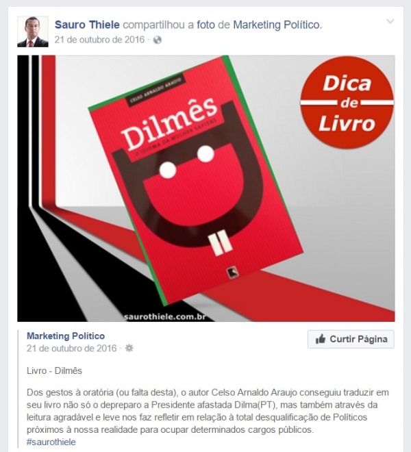Foto: Reprodução/ Facebook