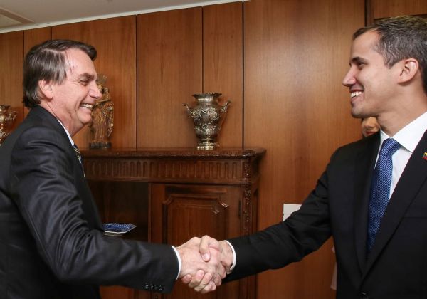 Bolsonaro e Guaidó