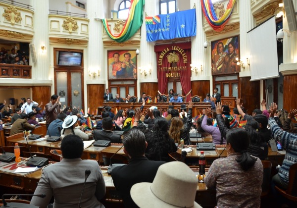 Após mais de dois meses, Congresso boliviano aprova renúncia de Evo