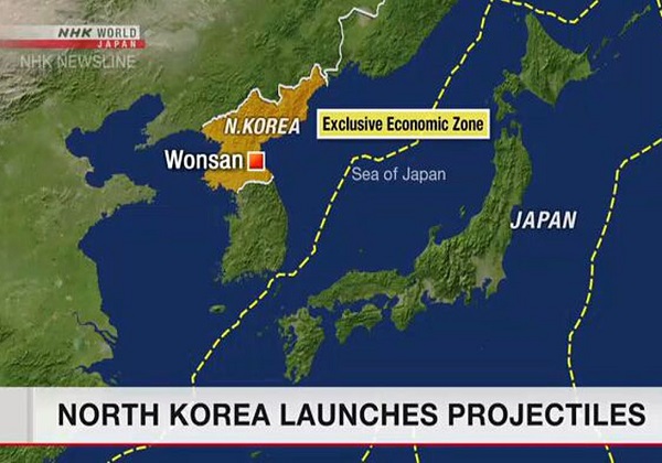 EUA e Coreia do Sul investigam disparo de projéteis norte-coreanos