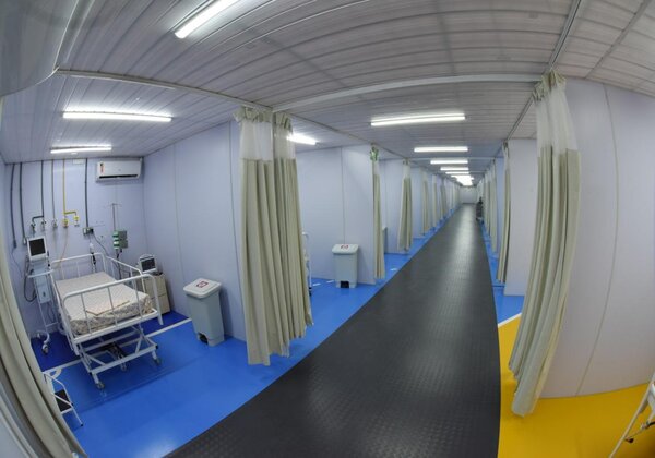 hospital de campanha Itapuã