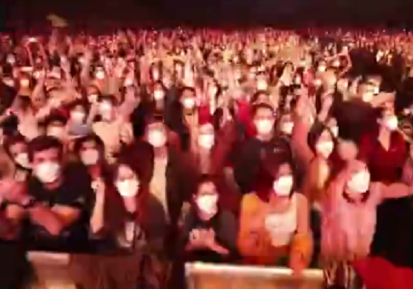 Evento com 5 mil pessoas marca teste para retomada de shows em…