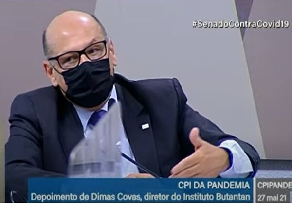 Dimas Covas (Foto: Reprodução/TV Senado)