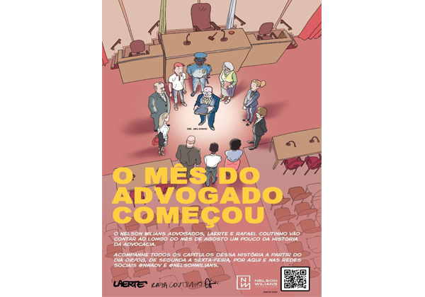 Escritório homenageia advogados com quadrinhos assinados por Laerte e…