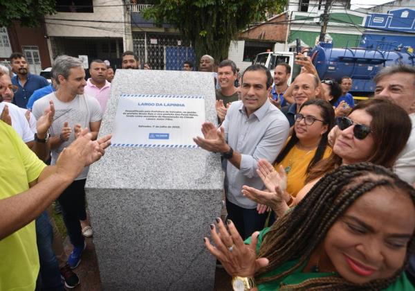 Bruno Reis entrega requalificação do Largo da Lapinha e do Pavilhão 2…