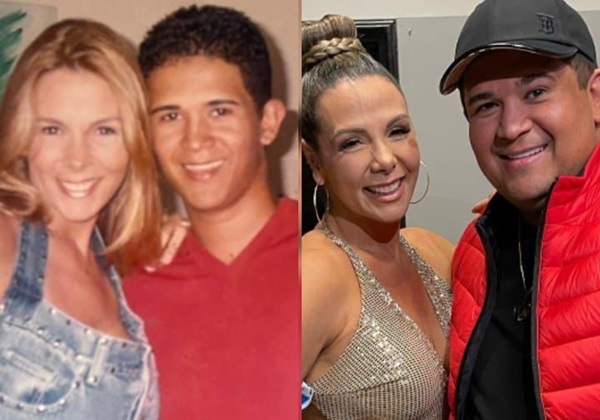 Carla Perez e Camilly Victória reproduzem foto tirada com empresário…