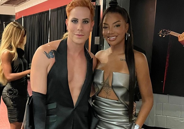 Christian Chávez celebra encontro com Ludmilla: ‘diva’