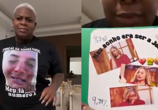 Jojo Todynho debocha de Leo Dias e Cariúcha em look personalizado