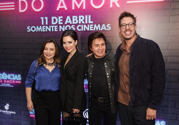 Famosos marcam presença na pré-estreia do filme ‘Evidências do Amor’…