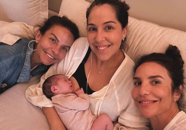 Nasce sobrinha-neta de Ivete Sangalo: ‘não me aguento de tanto amor’
