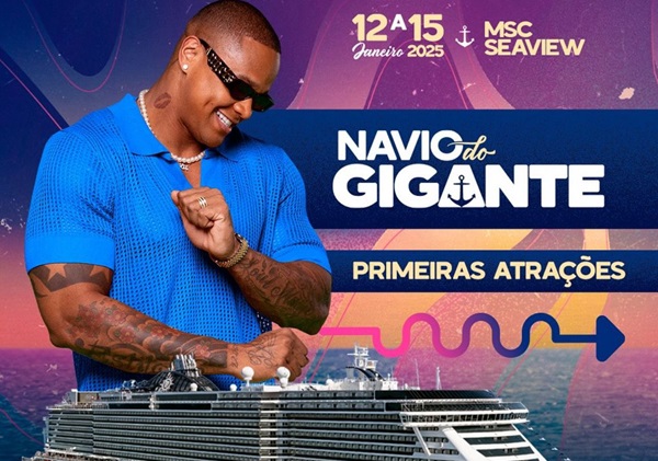 Navio do Gigante divulga primeiras atrações; saiba quais