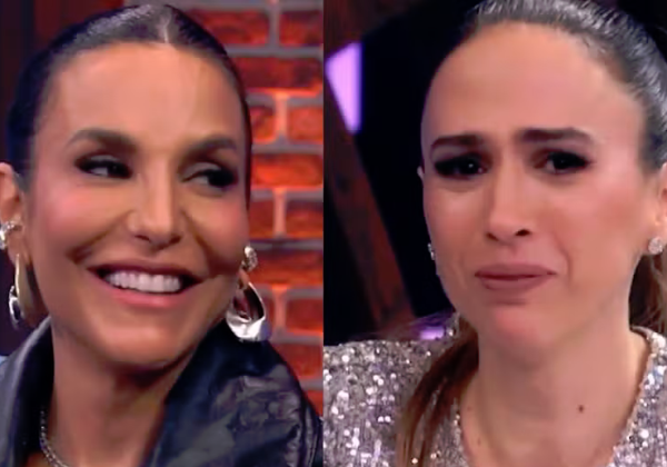 Tata chora com fala de Ivete sobre ter um marido mais novo