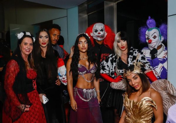 Virginia e Vini Jr. celebram Halloween em Madri com filhos e amigos; veja fotos