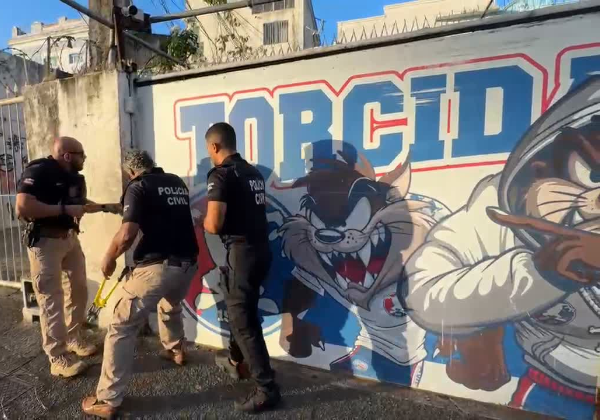 VÍDEO: Integrantes da Bamor são presos em operação contra torcidas organizadas na Bahia