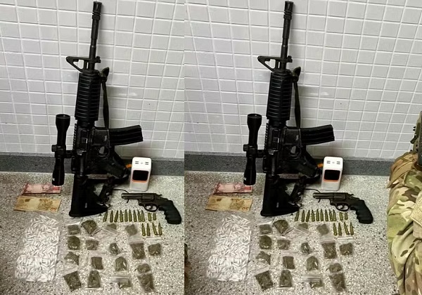 Confronto entre PM e criminosos deixa dois mortos; fuzil é apreendido