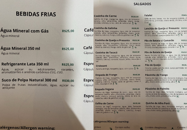 Preços de comida e bebida da COP30 chocam participantes em Belém