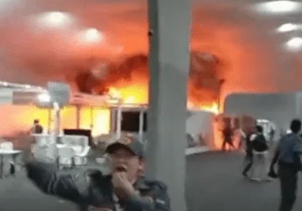 VÍDEO: Incêndio de grandes proporções atinge pavilhão da COP30