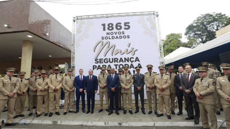 Estado forma 1.865 novos soldados para reforço da segurança pública…