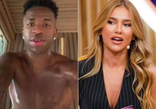 Vini Jr. se exibe na web, apaga em seguida e fãs sinalizam: ‘Virginia mandou’
