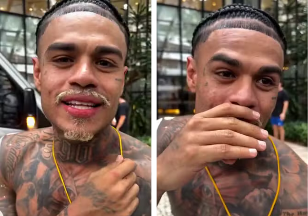 MC Cabelinho relata tentativa de assalto em Salvador: ‘Olha meu pescoço como está’; assista