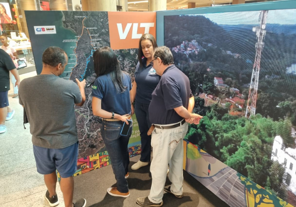 Governo leva ação imersiva sobre o VLT a shopping de Salvador