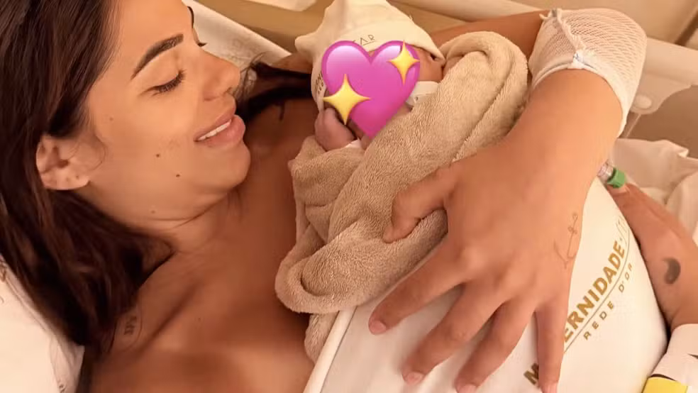 Rosamaria, filha de Key Alves e Bruno Rosa, nasce em São Paulo