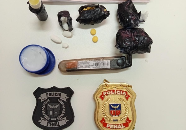 Visitante tenta entrar em presídio com tadalafila escondido na cueca