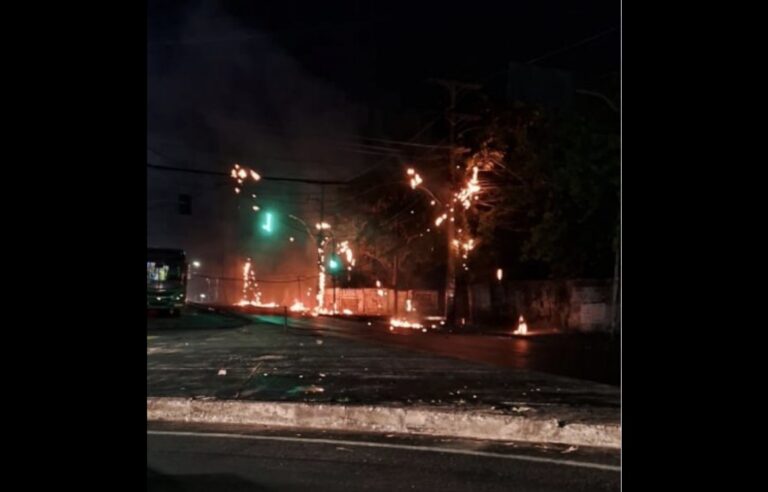 Incêndio em fiação deixa bairro de Salvador sem energia