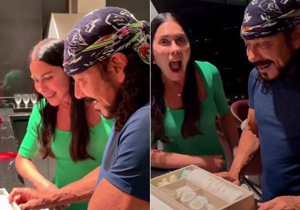 VÍDEO: Bell Marques se emociona ao descobrir que vai ser avô; veja reação