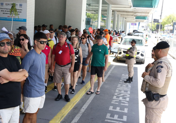 Operação Navio: PM reforça segurança no Porto de Salvador para temporada de cruzeiros