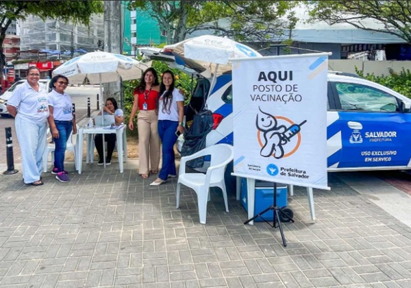 Prefeitura realiza ações itinerantes de vacinação em áreas de grande circulação