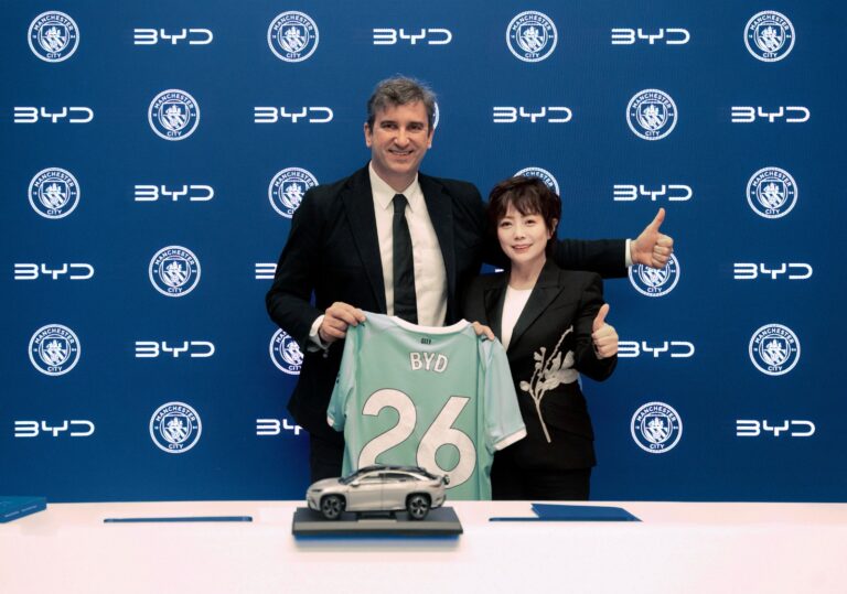 Manchester City fecha parceria com BYD e movimenta bastidores no Bahia