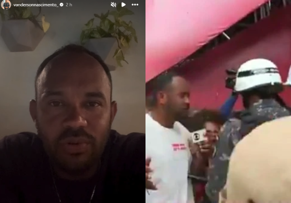 Vanderson Nascimento se pronuncia após sofrer ação truculenta da PM