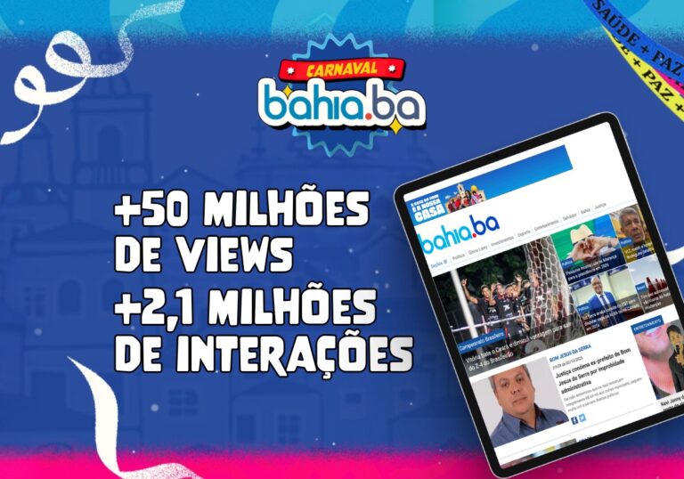 Carnaval do bahia.ba supera 50 milhões de visualizações no Instagram