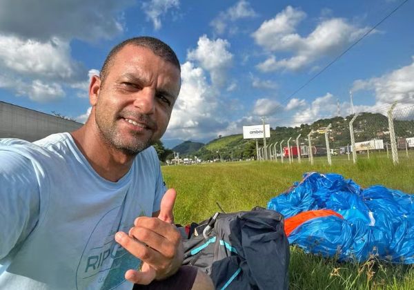 Instrutor de voo e turista norte-americana morrem em acidente com asa-delta