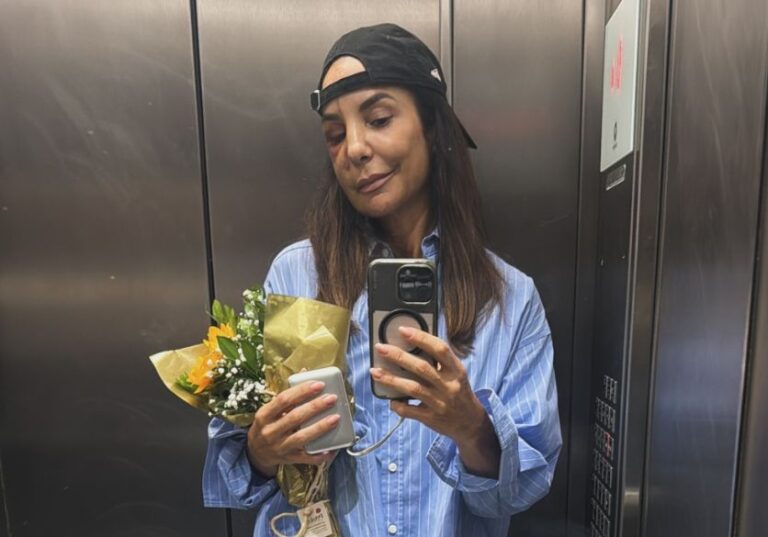 Ivete Sangalo é recebida com mensagem fofa das filhas após receber…