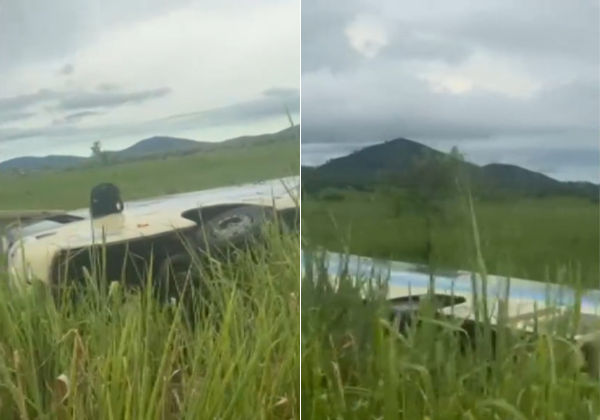 Nove pessoas ficam feridas após ônibus tombar na BA-670 em Itapetinga