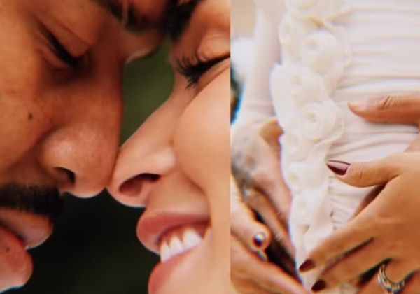 Tainá anuncia gravidez do jogador Éder Militão: ‘Agora somos 6’